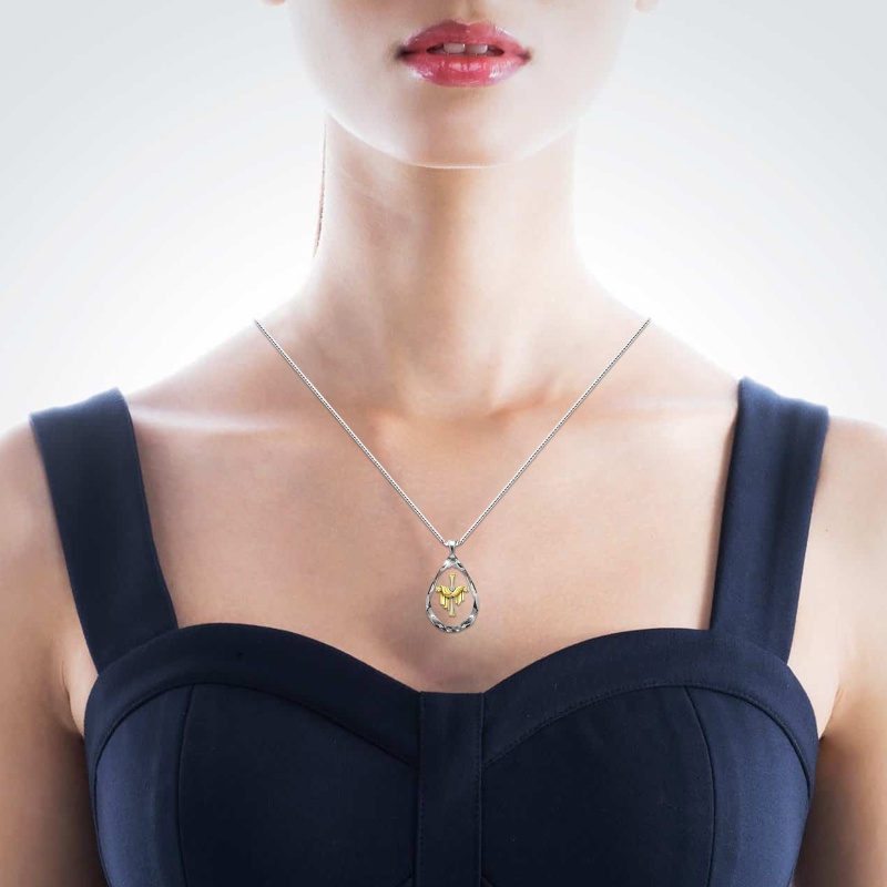 Vòng cổ Mặt Hình Trái Tim Phong Cách Cổ Điển Cho Nữ