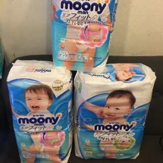 Tã quần moony Nhật cho bé gái size L44 miếng ( 9-14 kg)
