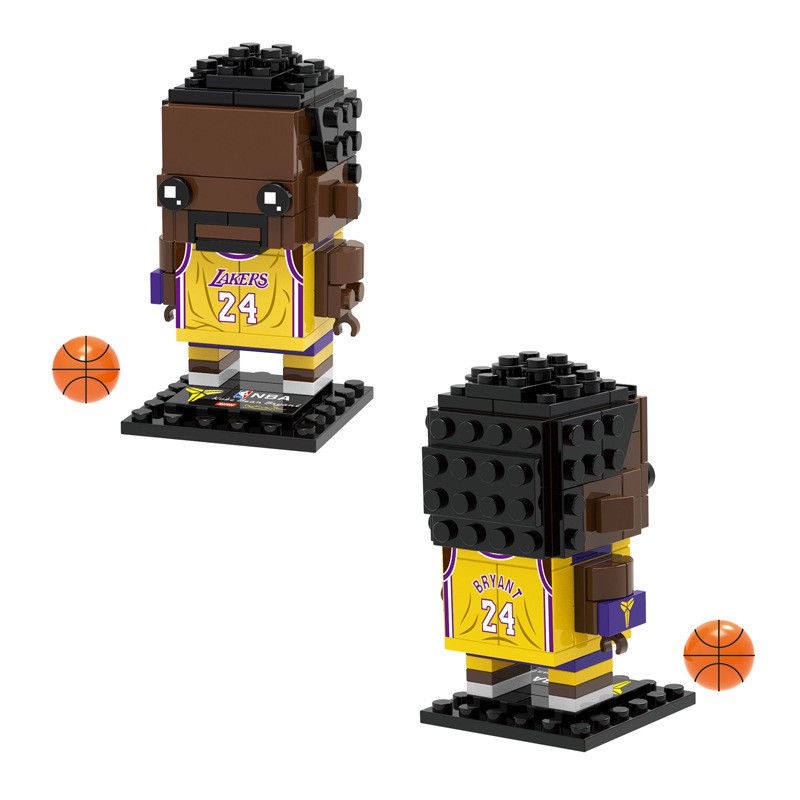 Bộ Đồ Chơi Lego Xếp Hình Cầu Thủ Bóng Rổ Kobe Bryant Michael Jordan