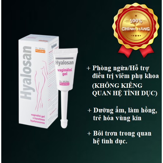 Bộ sản phẩm hỗ trợ điều trị viêm phụ khoa Hyalosan | Shopee Việt Nam