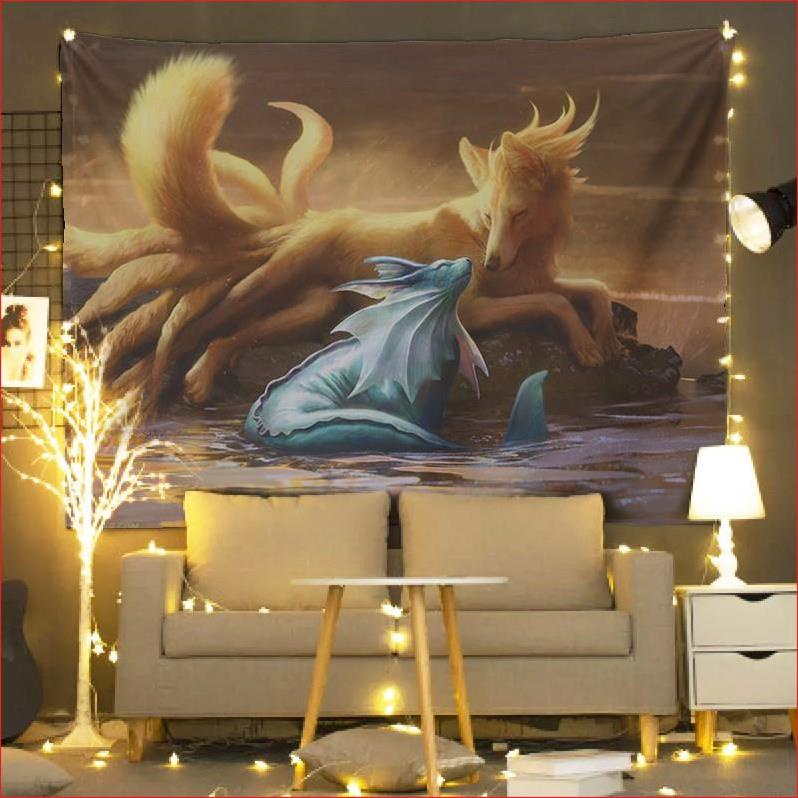 Pokemon 5 Tranh vải treo tường Decor phòng hot nhất