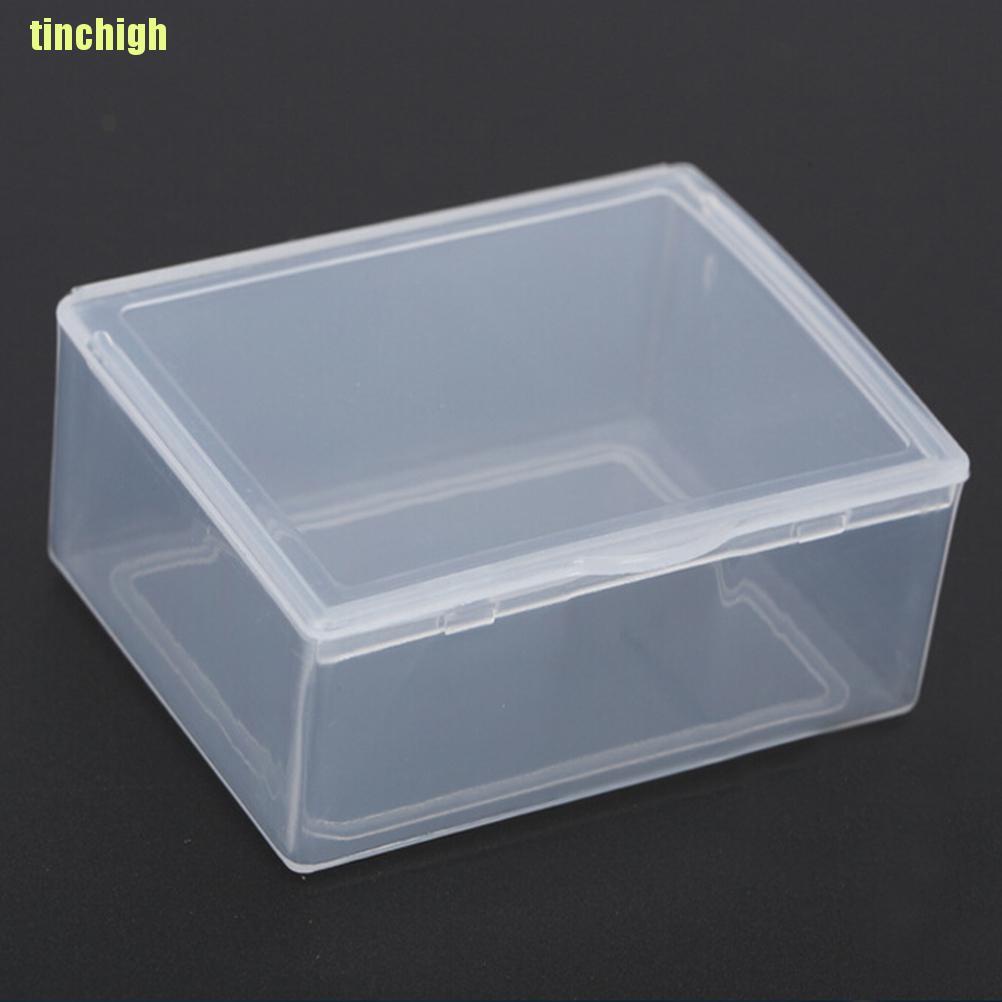 Bộ 5 hộp nhựa trong suốt hình chữ nhật đựng trưng bày đa năng