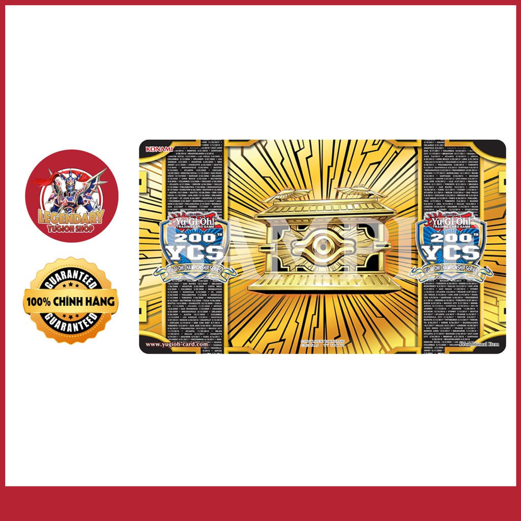 Playmat Giải Thưởng Top 32 Kỷ Niệm YCS 200 Mỹ
