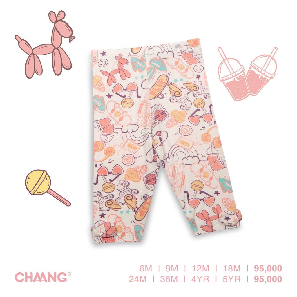 Áo cộc, quần legging Chaang cho bé gái từ 3 tháng đến 5 tuổi SS2022D04