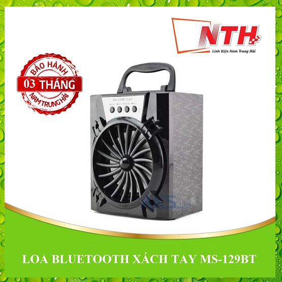 Loa gỗ Bluetooth xách tay MS-129BT