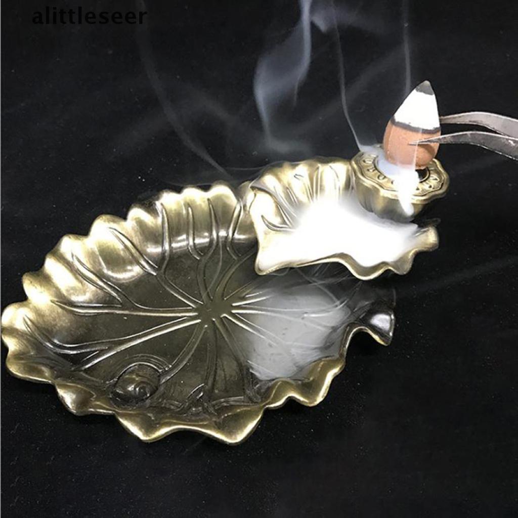 Đế Đốt Trầm Hương Hình Lá Sen Trang Trí Phòng Khách