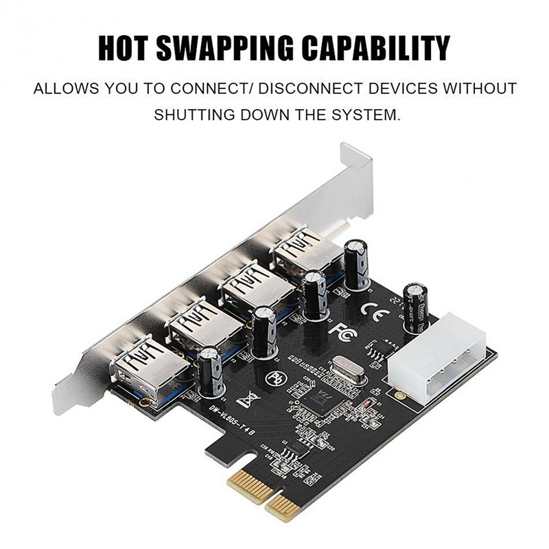 Card Đồ Họa W4Vn Pci-E Chuyển Đổi Pci-E Sang 4xusb3.0 | BigBuy360 - bigbuy360.vn