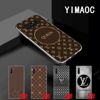 Ốp điện thoại TPU mềm hình Logo lv cho Samsung Note 8 9 10 Plus Lite S20 Ultra J6 Prime J8 109Q