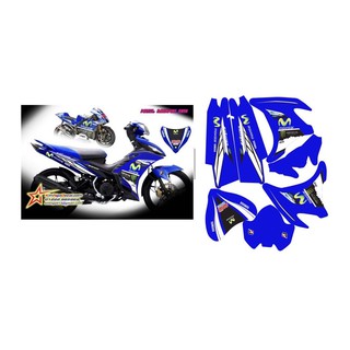 Tem Trùm exciter 135 xanh GP Đẹp Độc