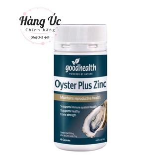 Tinh Chất Hàu Biển Oyster Plus Zinc Goodhealth 60 viên - Tăng Cường Sinh Lý