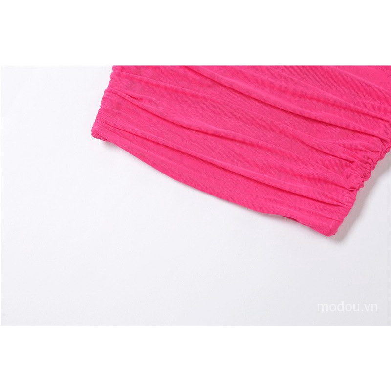 Áo Tank Top Lưới Xếp Ly C4Al
