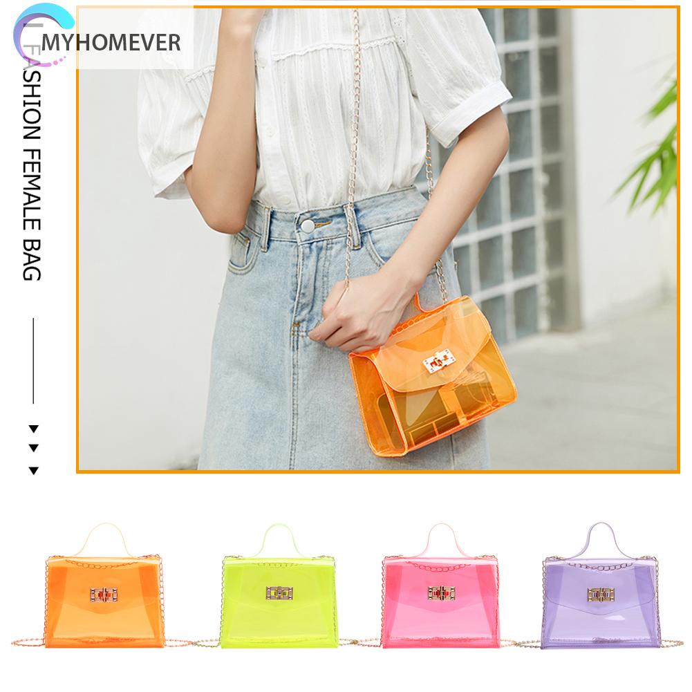 Túi xách trong suốt thời trang mùa hè cho nữ