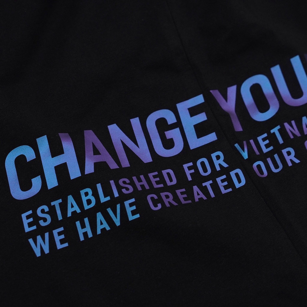 Áo thun  - PURPLE TO BLUE HOLOGRAM TEE Change Your Mind