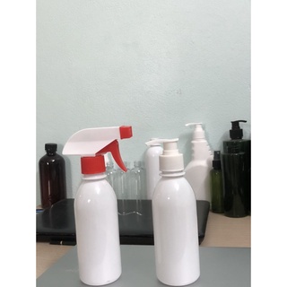 Chai 250ml trắng đục,vòi xịt phun sương chai đựng nước sát khuẩn