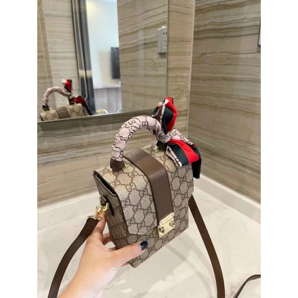 Túi chéo nữ G.C ophodia sz18cm logo chuẩn xịn fullbox nguyên seal