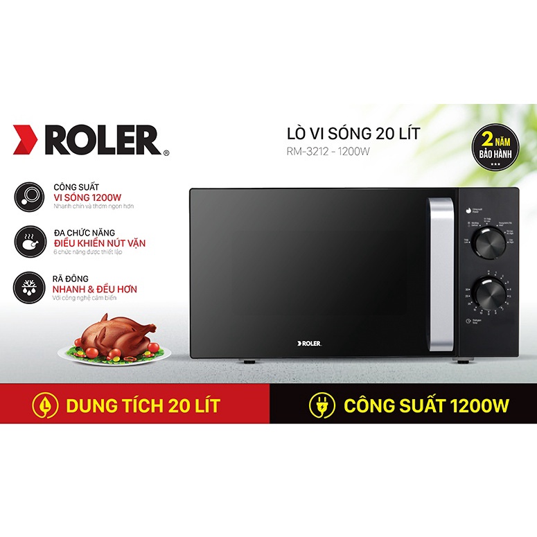 Lò vi sóng cơ 20L Roler RM-3212