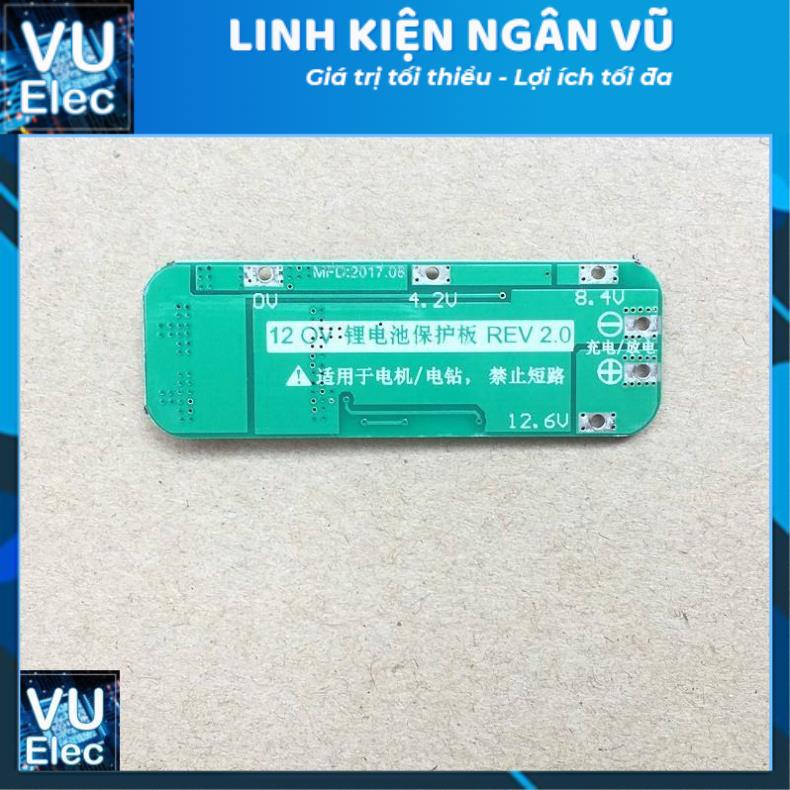 Mạch 3S 12.6V - 20A, sạc đầy tự ngắt và bảo vệ pin Li-ion 18650
