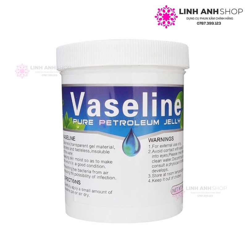 Hũ VASELINE 500g 500ml DƯỠNG MỀM TƯƠI MÁT Phun Xăm