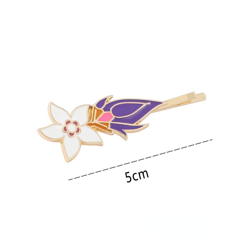 Kẹp tóc hóa trang nhân vật Keqing Barbatos Klee xinh xắn