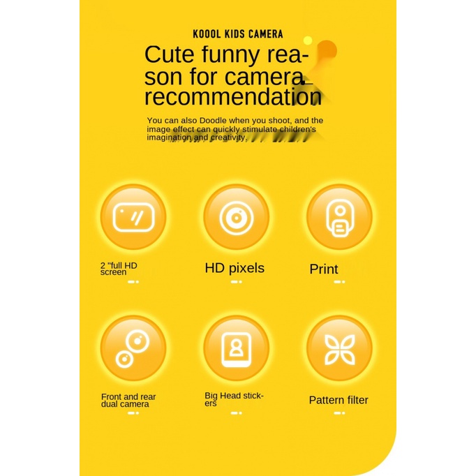 ✨Cổ Phiếu Sẵn Sàng✨ Máy Ảnh Kỹ Thuật Số mini HD Kiểu Dáng Thể Thao Độc Đáo Cho Bé