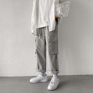 Quần Dài Dáng Suông Ống Đứng Phong Cách Hiphop Thời Trang Mùa Thu Cho Nam