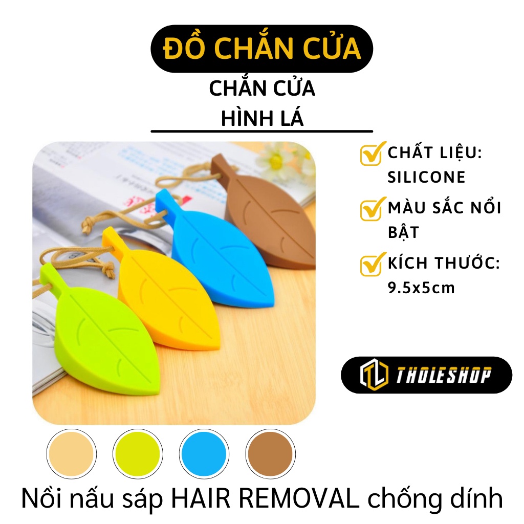 Miếng Chắn Cửa - Dụng Cụ Chắn Khe Cửa Hình Lá Chống Va Đập, Đảm Bảo An Toàn Cho Bé 7477