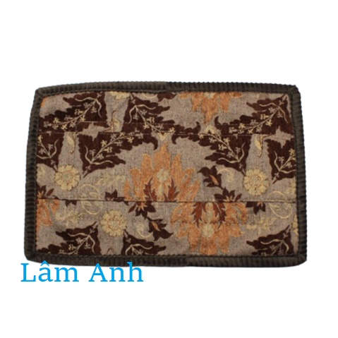 Thảm Lau Chân Vải Hoa Văn , Màu Loại Mềm Thấm Nước