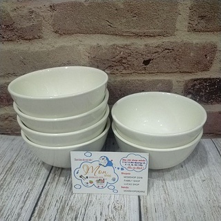 <Video SP 100%> [Sứ-trắng sỉ lẻ] Chén Cơm Sứ Trắng Dày Cao Cấp