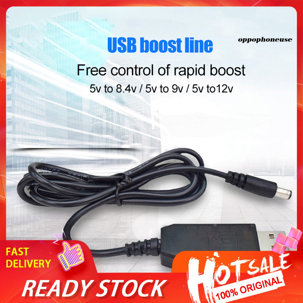 Cáp Chuyển Đổi Usb Dc 5v Sang 8.4v / 9v / 12v 5.5x2.1mm