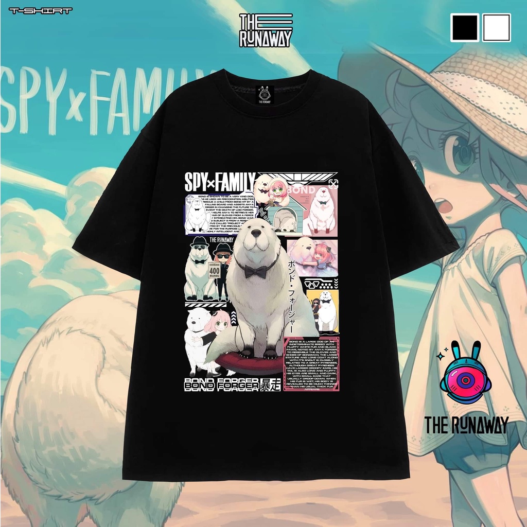 Áo phông Spy x Family: Bond Forger 100% cotton cho Nam / Nữ by The Runaway