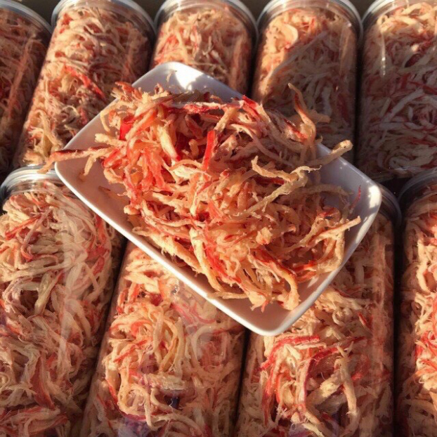 450g MỰC XÉ SỢ Hấp Nước Dừa ❌FREESHIP❌ Xé Cay Loại Ngon loại 1 mực dai thơm | BigBuy360 - bigbuy360.vn