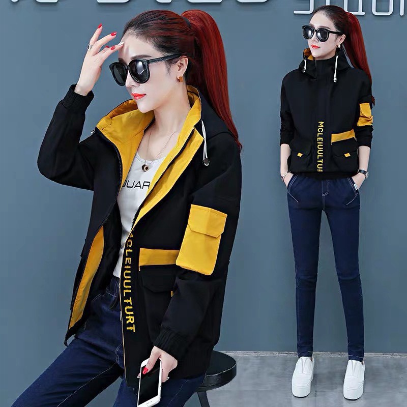 ÁO KHOÁC DÙ 2 LỚP TÚI HỘP PHỐI MÀU HOTTREND MỚI NHẤT HIỆN NAY LANA FASHION