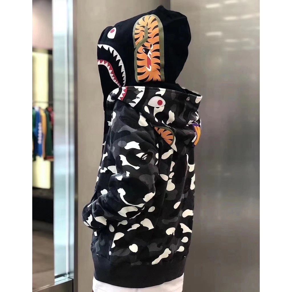 Áo Khoác Bape 2 mũ hàng cao cấp Ss2024