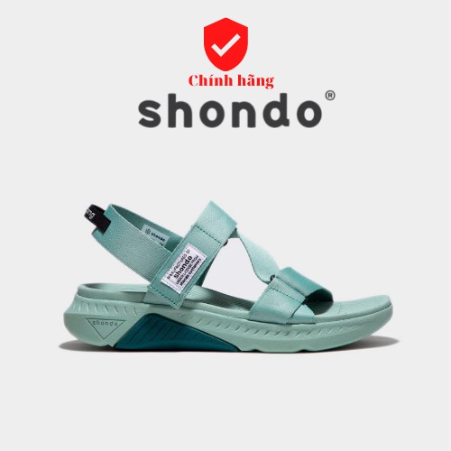 Sandals Shondo F7 Racing đế xanh ngọc phối xanh đậm quai xanh ngọc F7R3232