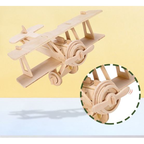 Đồ chơi lắp ghép gỗ 3D Máy bay Nieuport