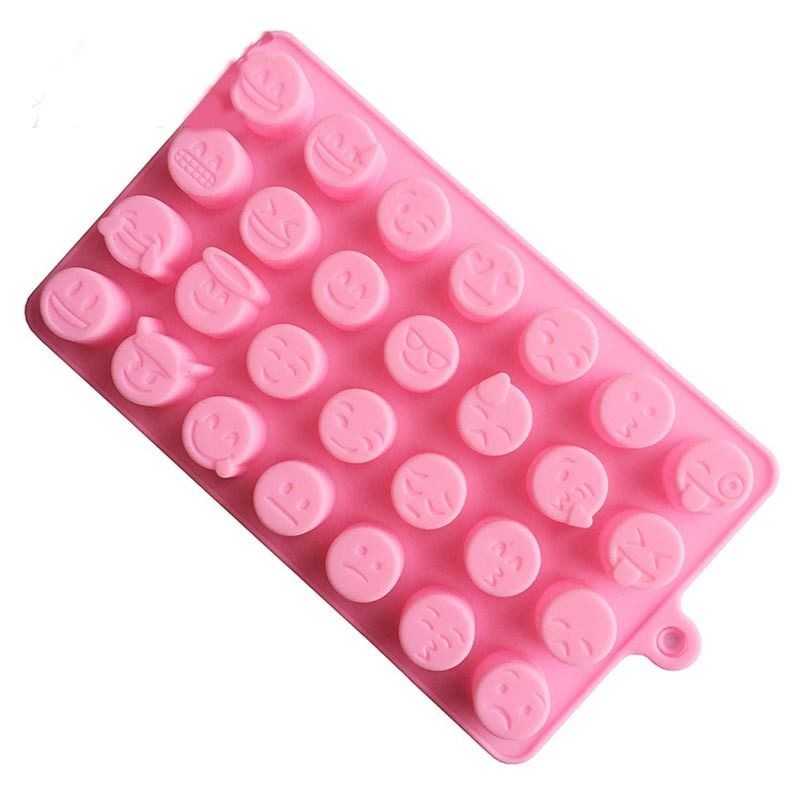 1 Khuôn Silicone Làm Bánh Hình Biểu Tượng Cảm Xúc
