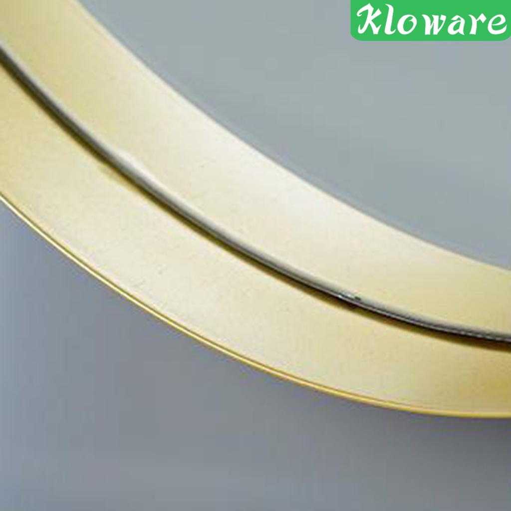 [Kloware] Gương Tròn Gắn Tường Trang Điểm Trang Trí Phòng / Trang Điểm Khung Màu Vàng