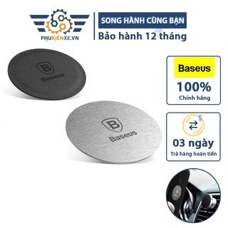 Miếng dán kim loại đỡ điện thoại ô tô Baseus dùng cho giá đỡ từ tính trên xe hơi