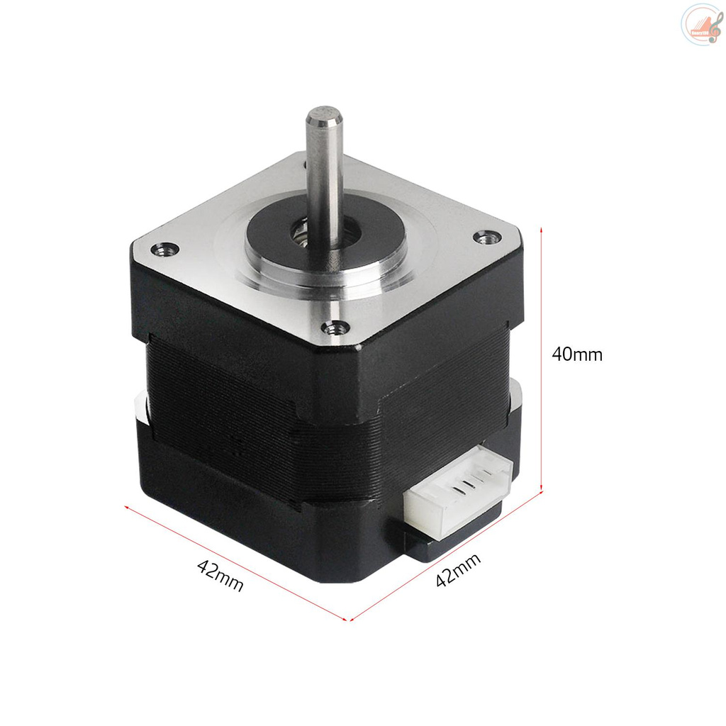 Aibecy 3D Printer Parts 42-40 Stepper Motor 2 Phase 1.8 Degree Step Angle 0.4N.M 1A Step Motor (17HS4401) for Creality CR-10 CR-10S Ender 3 3D Printer