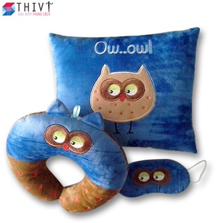 gối tựa lưng , gối kê cổ, bịt mắt