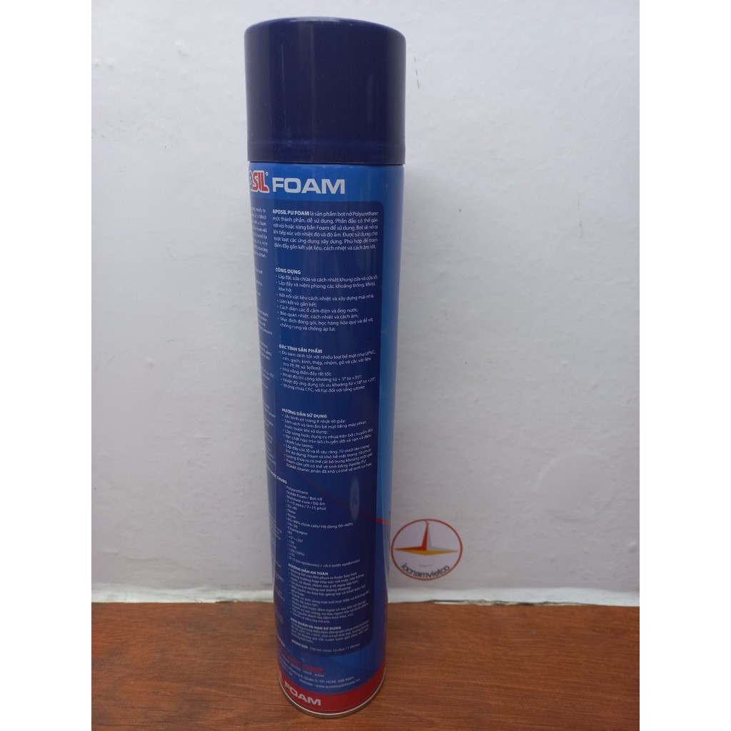 Foam Apollo Bọt trám khe nứt 750 ml