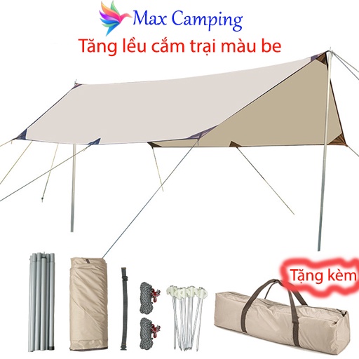 Tấm Tăng Dã Ngoại vải Oxford Chống Thấm, Chống Tia UV – Tăng lều cắm trại kèm túi đựng tiện lợi