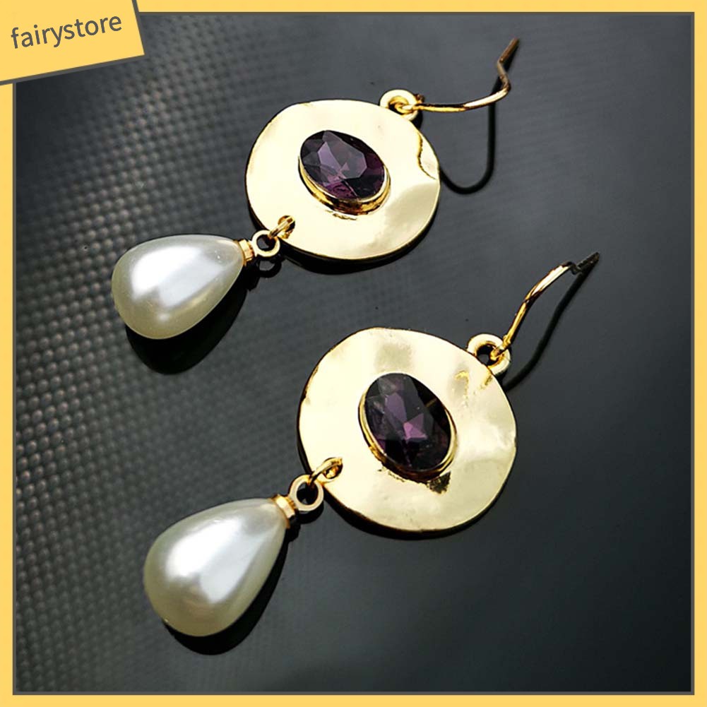 Khuyên Tai Đính Ngọc Trai Nhân Tạo Thời Trang Dành Cho Nữ