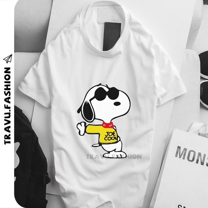 Áo phông nam ngắn tay❤️ Freeship 50K❤️chất thun 4 chiều in Snoppy CZ98