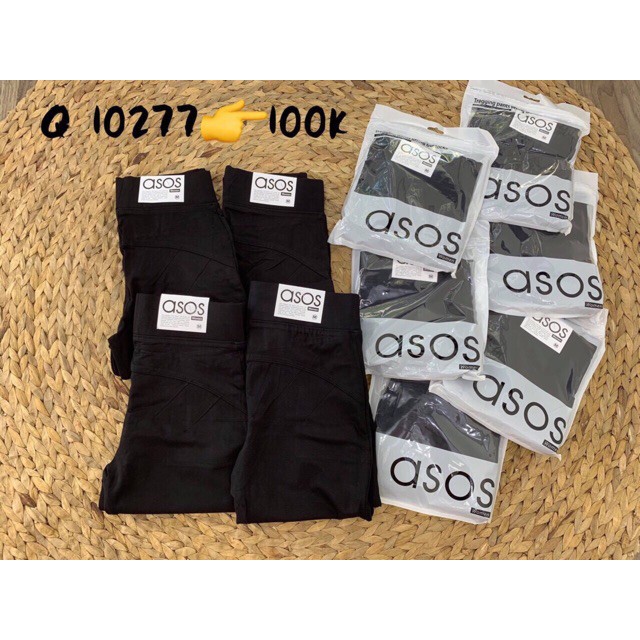 Quần legging nâng mông, nịt bụng cạp cao Asos 6 phân