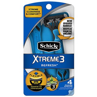 Dao Cạo Râu Schick Xtreme3 Refresh Vỉ 6 Cây