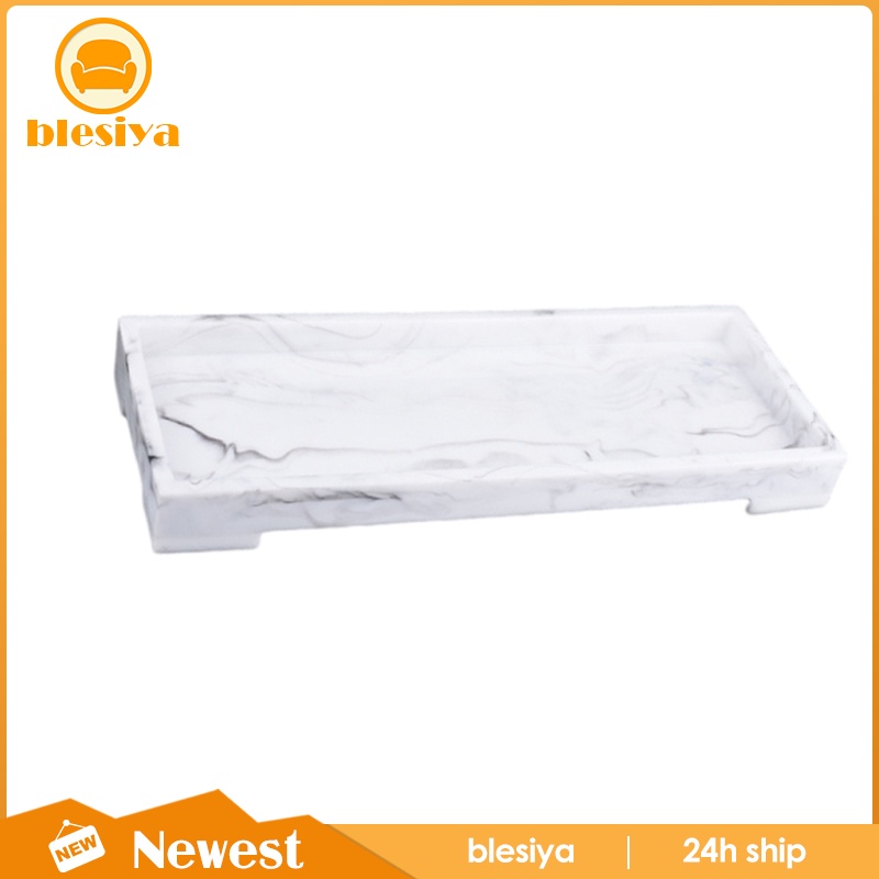 Marble Vanity Tray Rectangle Storage Tray for Wedding Party Home Hotel