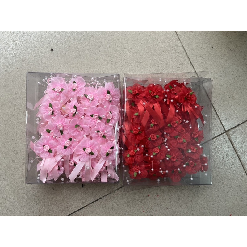Hoa voan cài áo đám cưới, hội nghị, lễ tết