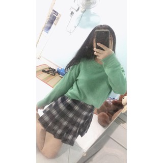 ( CÓ ẢNH THẬT) Áo Len Đan Basic Cổ Tròn 2019