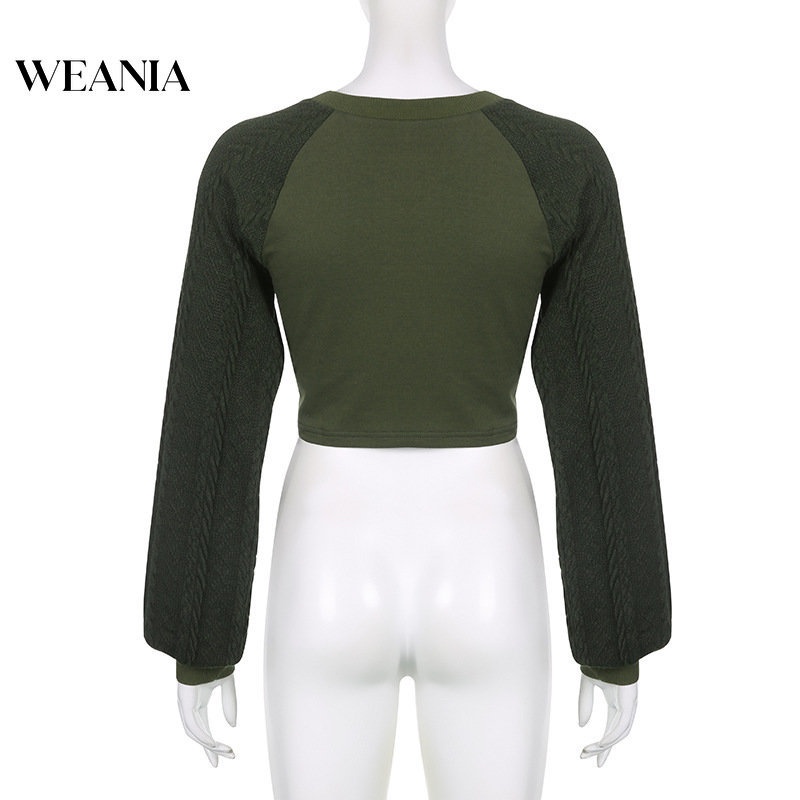 Áo Sweater Dệt Kim Tay Dài Hoạ Tiết Ngôi Sao Thiết Kế Dáng Rộng Thoải Mái